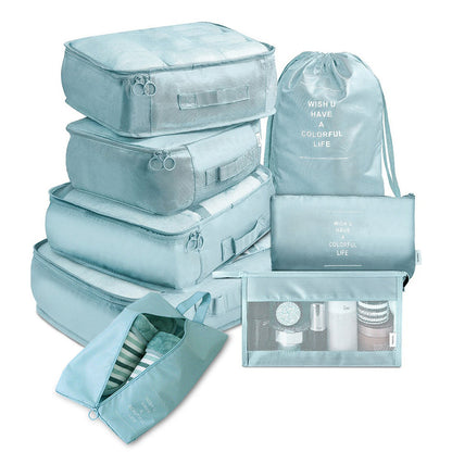 TravelEase Bagage Organizer Set - 8-delige set. Nu GRATIS toilettas!