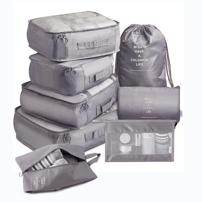 TravelEase Bagage Organizer Set - 8-delige set. Nu GRATIS toilettas!