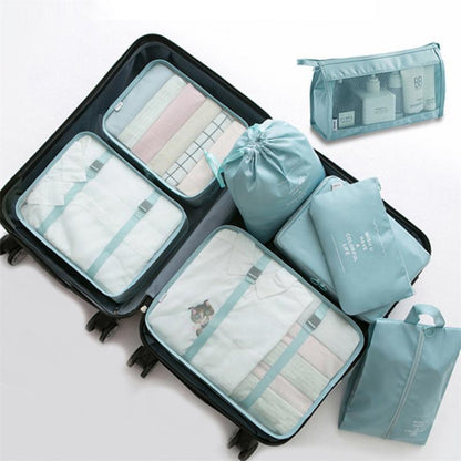 TravelEase Bagage Organizer Set - 8-delige set. Nu GRATIS toilettas!