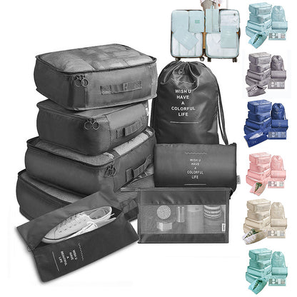 TravelEase Bagage Organizer Set - 8-delige set. Nu GRATIS toilettas!